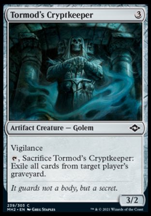 (239) Magic The Gathering Modern Horizons 2 Single: Tormod's Cryptkeeper Holo Common