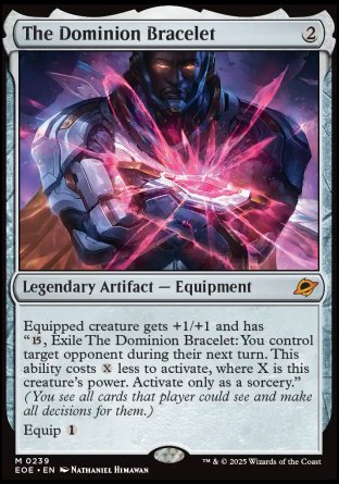 (239) Magic The Gathering Edge of Eternities Single: The Dominion Bracelet Holo Mythic