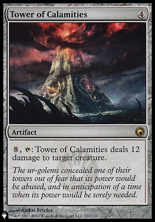 (212) Magic The Gathering The List Single: Tower of Calamities  Rare