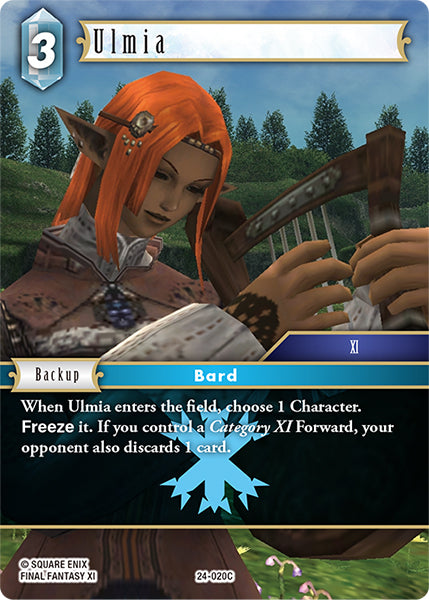 (020) Final Fantasy TCG Hidden Legends Single: Ulmia (24-020)  Common