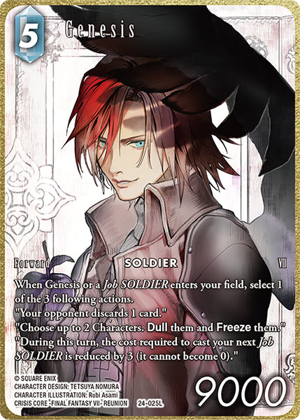 (025) Final Fantasy TCG Hidden Legends Single: Genesis (24-025) (V.2) Holo Legend