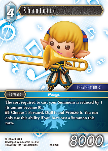 (027) Final Fantasy TCG Hidden Legends Single: Shantotto (24-027) Holo Common