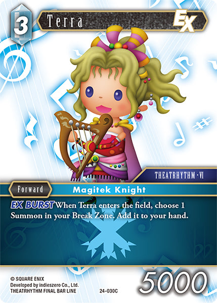 (030) Final Fantasy TCG Hidden Legends Single: Terra (24-030) Holo Common