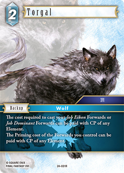 (031) Final Fantasy TCG Hidden Legends Single: Torgal (24-031) Holo Rare