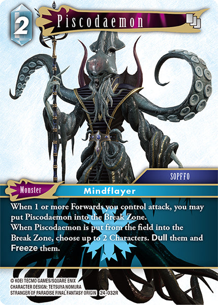 (032) Final Fantasy TCG Hidden Legends Single: Piscodaemon (24-032) Holo Rare