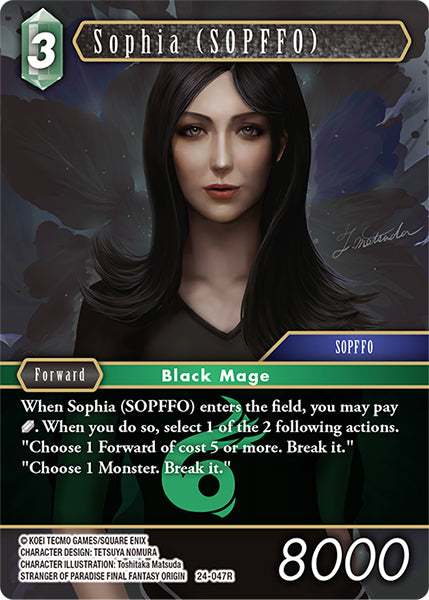 (047) Final Fantasy TCG Hidden Legends Single: Sophia (SOPFFO) (24-047) (V.1)  Rare