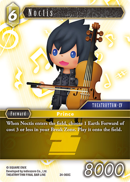 (060) Final Fantasy TCG Hidden Legends Single: Noctis (24-060) Holo Common