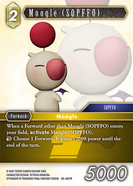 (067) Final Fantasy TCG Hidden Legends Single: Moogle (SOPFFO) (24-067)  Rare