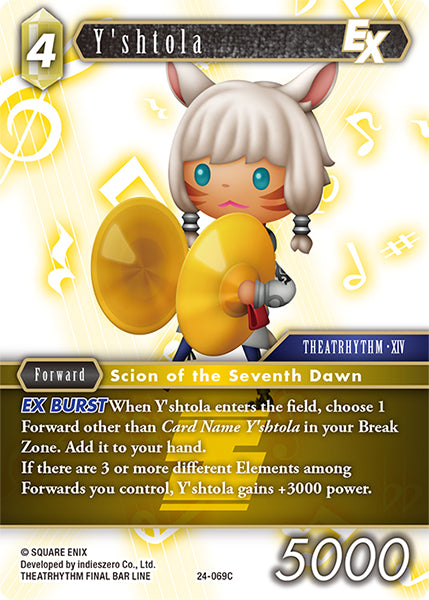 (069) Final Fantasy TCG Hidden Legends Single: Y'shtola (24-069)  Common