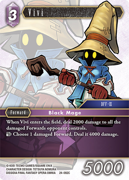 (082) Final Fantasy TCG Hidden Legends Single: Vivi (24-082)  Common