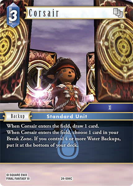 (094) Final Fantasy TCG Hidden Legends Single: Corsair (24-094) Holo Common