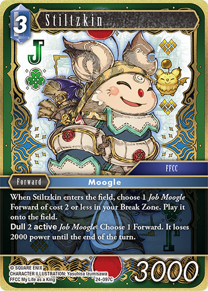 (097) Final Fantasy TCG Hidden Legends Single: Stiltzkin (24-097) (V.1) Holo Common