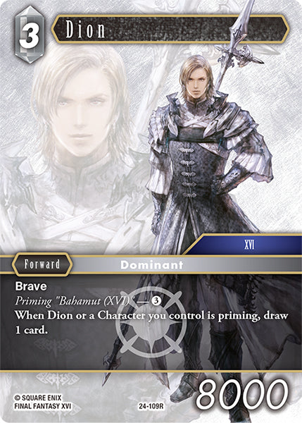 (109) Final Fantasy TCG Hidden Legends Single: Dion (24-109)  Rare