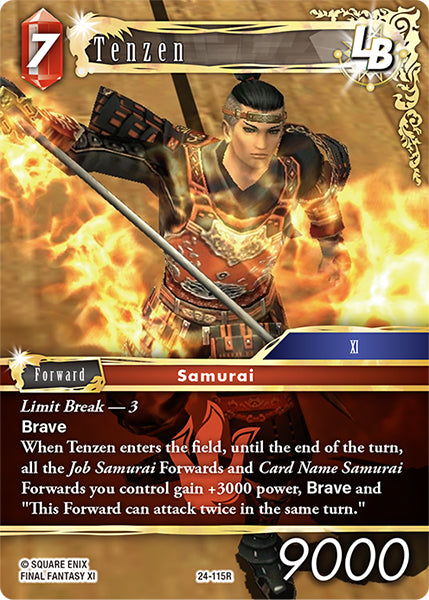 (115) Final Fantasy TCG Hidden Legends Single: Tenzen (24-115) Holo Rare