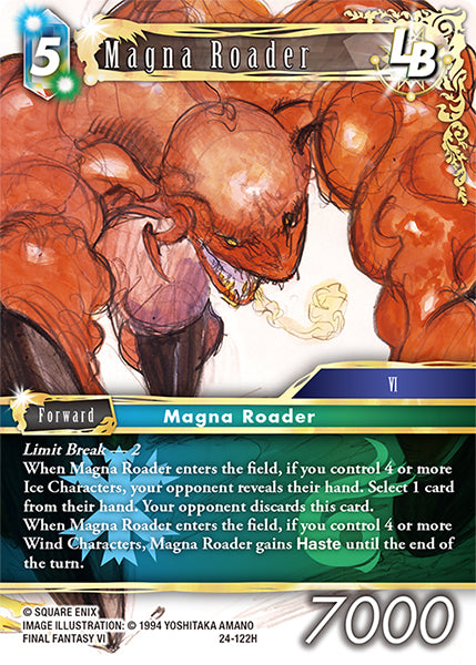 (122) Final Fantasy TCG Hidden Legends Single: Magna Roader (24-122)  Hero
