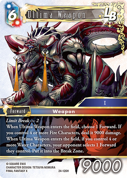(126) Final Fantasy TCG Hidden Legends Single: Ultima Weapon (24-126)  Hero