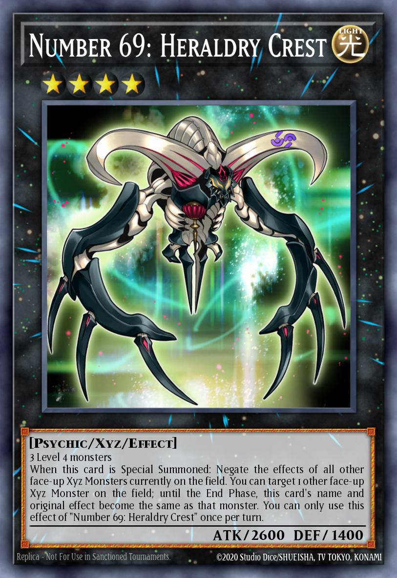 (153) YuGiOh TCG BLMM: Battles of Legend: Monster Mayhem Single: Number 69: Heraldry Crest  Ultra Rare