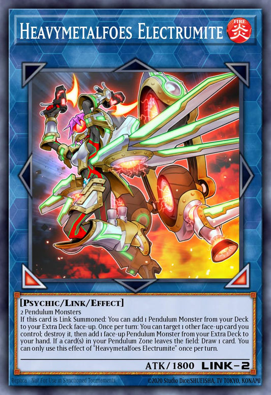 (292) YuGiOh TCG RA04: Quarter Century Stampede Single: Heavymetalfoes Electrumite (V.1 - Platinum Secret Rare)  Platinum Secret Rare
