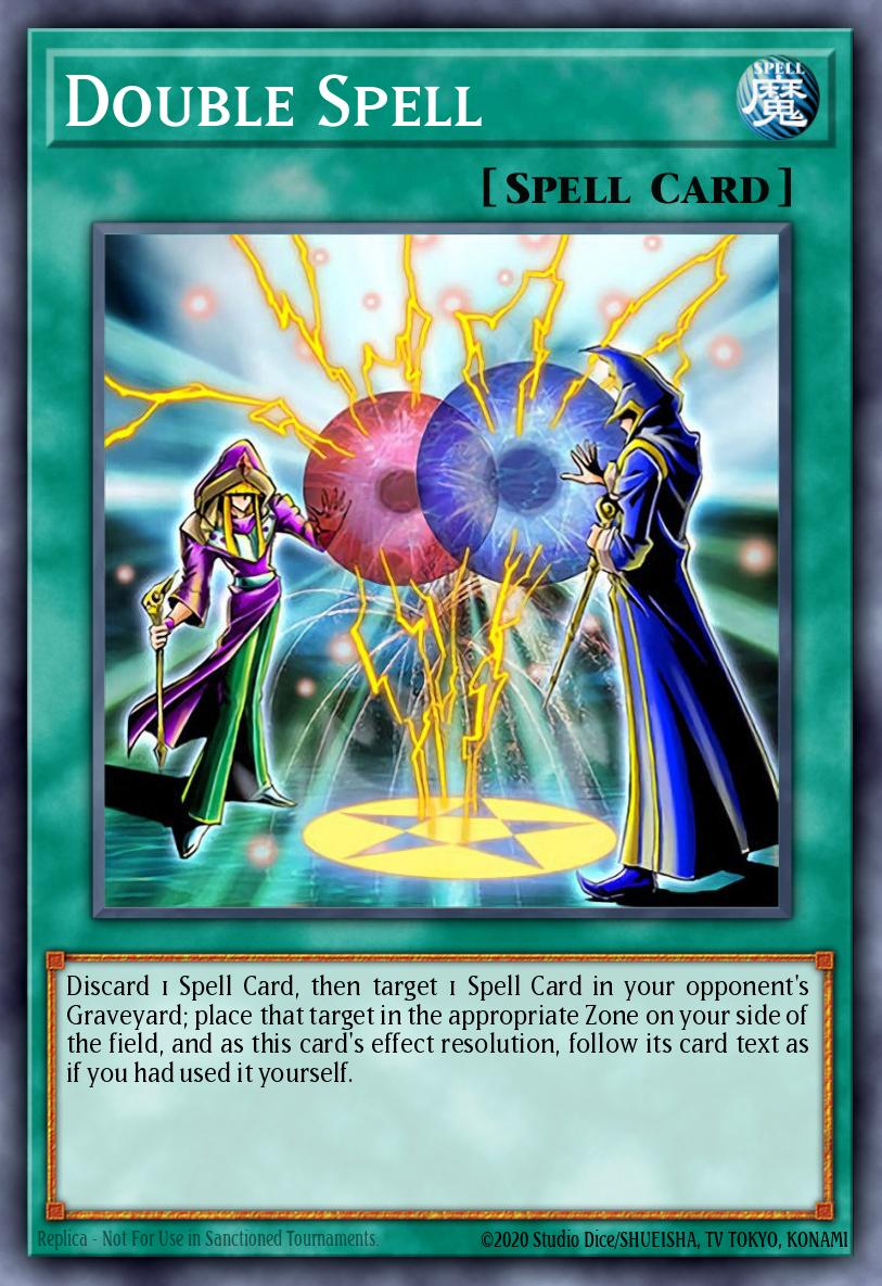 (106) YuGiOh TCG MFC: Magician's Force Single: Double Spell  Ultra Rare