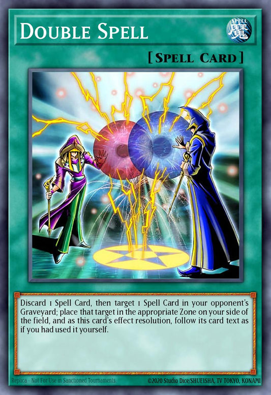 (106) YuGiOh TCG MFC: Magician's Force Single: Double Spell  Ultra Rare