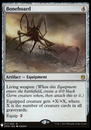 (211) Magic The Gathering The List Single: Bonehoard  Rare