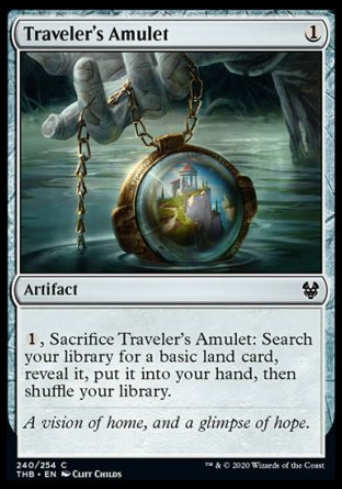 (240/254) Magic The Gathering Theros Beyond Death Single: Traveler's Amulet  Common