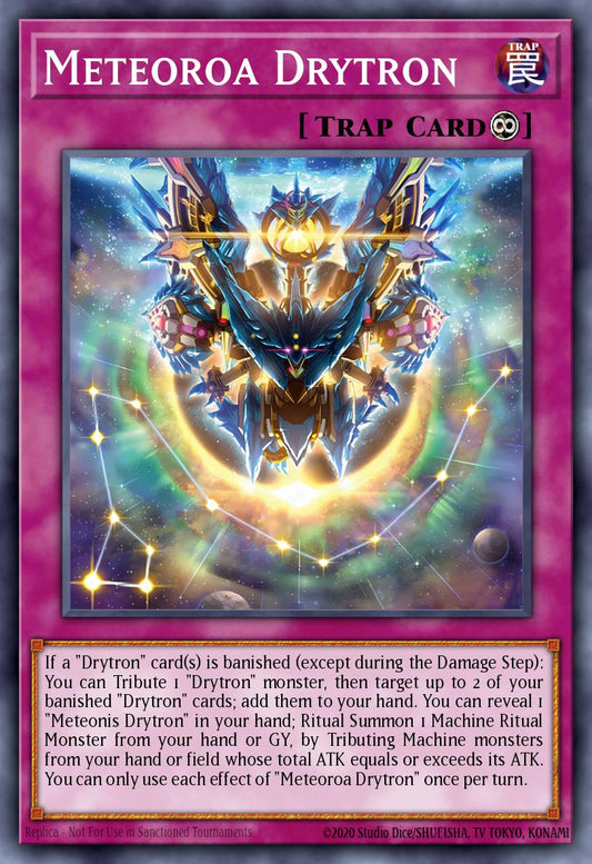 (076) YuGiOh TCG INFO: The Infinite Forbidden Single: Meteoroa Drytron  Common