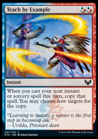 (241) Magic The Gathering Strixhaven: School of Mages Single: Teach by Example  Common