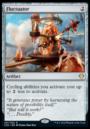 (241/322) Magic The Gathering Commander: Ikoria Single: Fluctuator  Rare