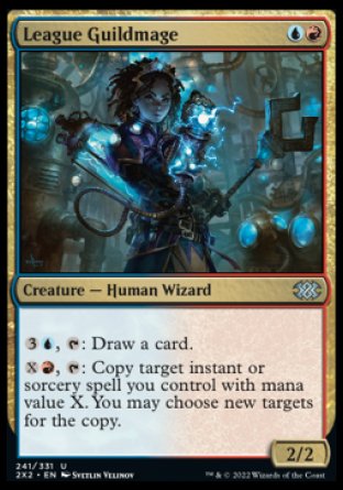 (241) Magic The Gathering Double Masters 2022 Single: League Guildmage Holo Uncommon
