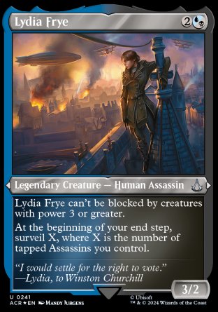 (241) Magic The Gathering Universes Beyond: Assassin's Creed: Extras Single: Lydia Frye (V.2)  Uncommon