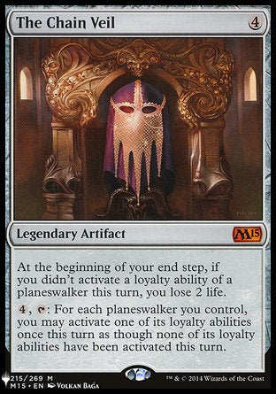 (215) Magic The Gathering The List Single: The Chain Veil  Mythic