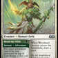 (241) Magic The Gathering Wilds of Eldraine Single: Woodland Acolyte // Mend the Wilds Holo Uncommon