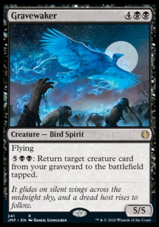 (241) Magic The Gathering Jumpstart Single: Gravewaker Holo Rare