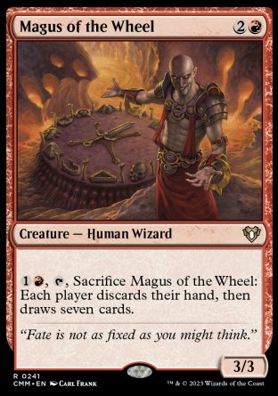 (241) Magic The Gathering Commander Masters Single: Magus of the Wheel Holo Rare