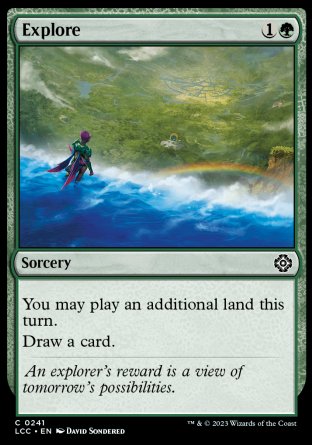 (241) Magic The Gathering Commander: The Lost Caverns of Ixalan Single: Explore  Common