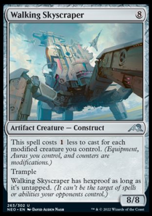 (241) Magic The Gathering Kamigawa: Neon Dynasty Single: Brute Suit Holo Common