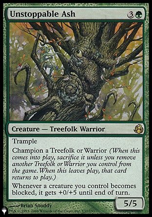 (137) Magic The Gathering The List Single: Unstoppable Ash  Rare