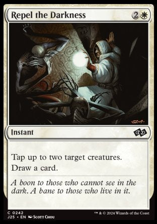 (242) Magic The Gathering Foundations Jumpstart Single: Repel the Darkness  Common