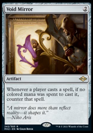 (242) Magic The Gathering Modern Horizons 2 Single: Void Mirror Holo Rare