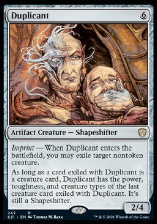 (242) Magic The Gathering Commander: Strixhaven Single: Duplicant  Rare
