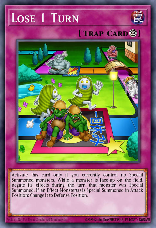 (160) YuGiOh TCG MAGO: Maximum Gold Single: Lose 1 Turn  Rare