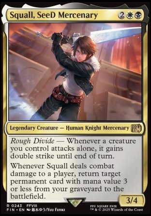(243) Magic The Gathering Magic: The Gathering - FINAL FANTASY Single: Squall, SeeD Mercenary  Rare