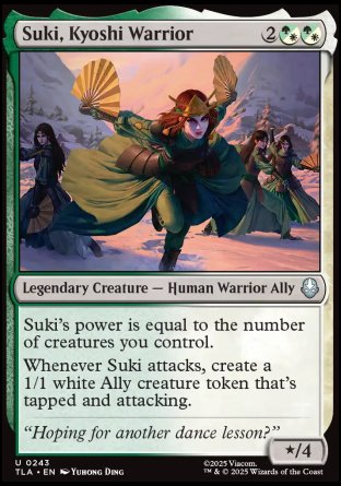 (243) Magic The Gathering Magic: The Gathering | Avatar: The Last Airbender Single: Suki, Kyoshi Warrior  Uncommon