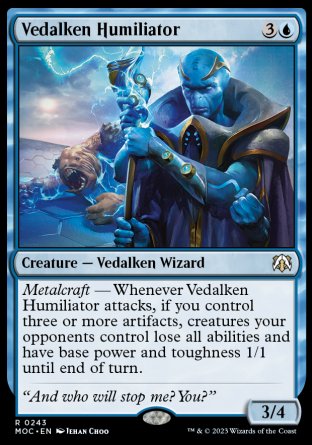 (243) Magic The Gathering Commander: March of the Machine Single: Vedalken Humiliator  Rare