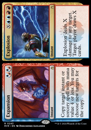 (243) Magic The Gathering Ravnica Remastered Single: Expansion // Explosion  Holo Rare