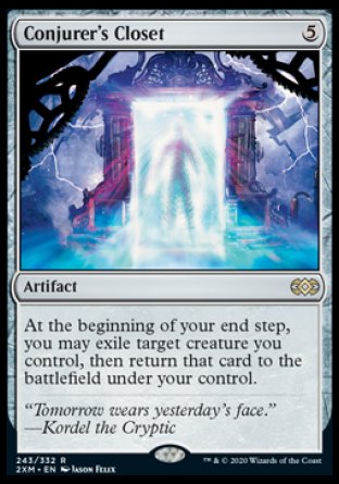 (243/332) Magic The Gathering Double Masters Single: Conjurer's Closet  Rare