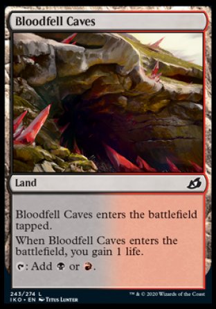 (243/274) Magic The Gathering Ikoria: Lair of Behemoths Single: Bloodfell Caves  Common