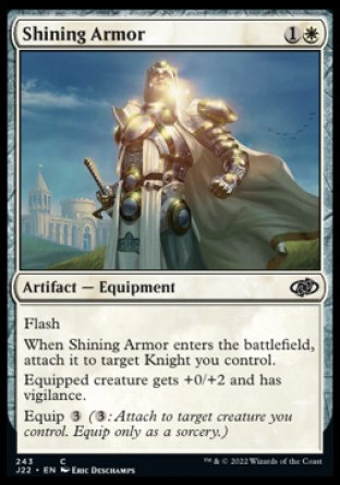 (243) Magic The Gathering Jumpstart 2022 Single: Shining Armor  Common