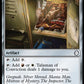 (243) Magic The Gathering Universes Beyond: Fallout Single: Talisman of Conviction  Uncommon